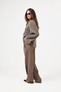 Niclas Short Sweater - Brown