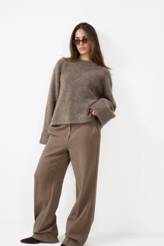 Niclas Short Sweater - Brown