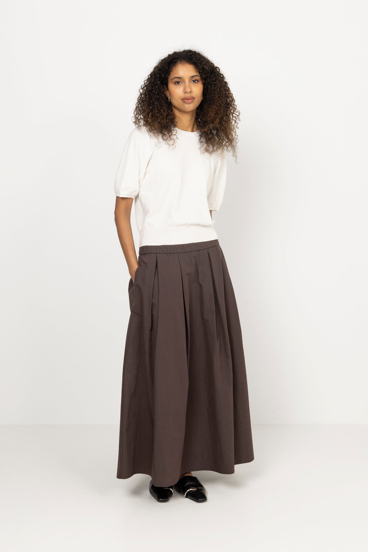 Sorina Skirt - Coffee