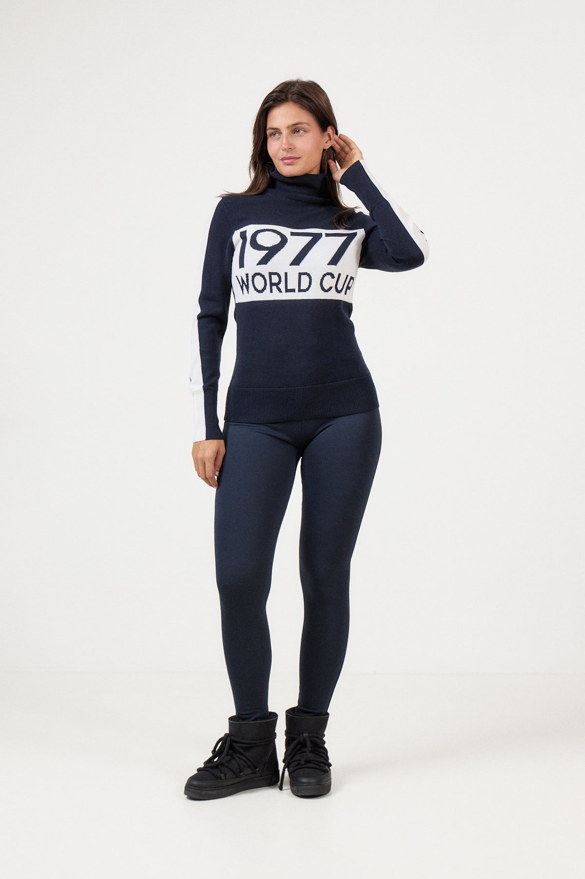 Ski Basic Leggings - Navy Blue