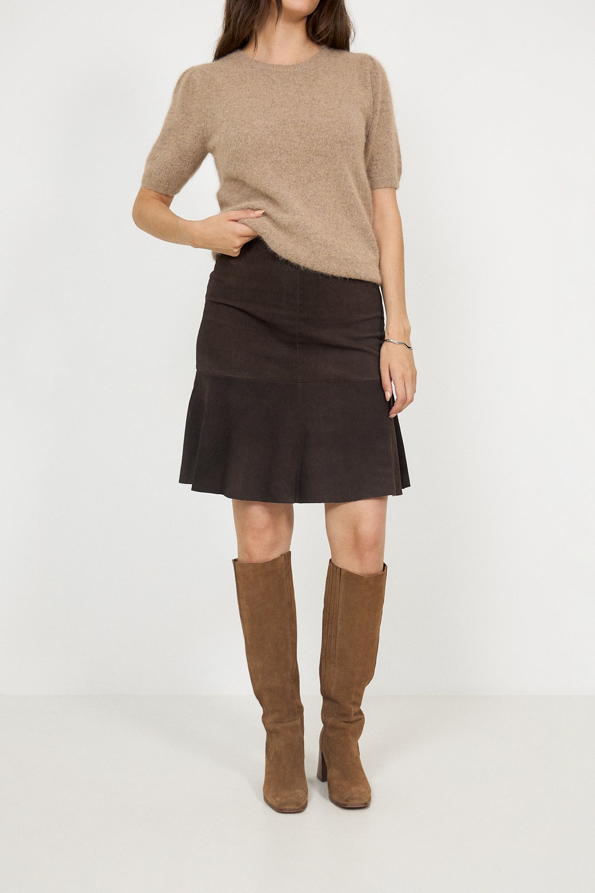 Leah Skirt - Brown