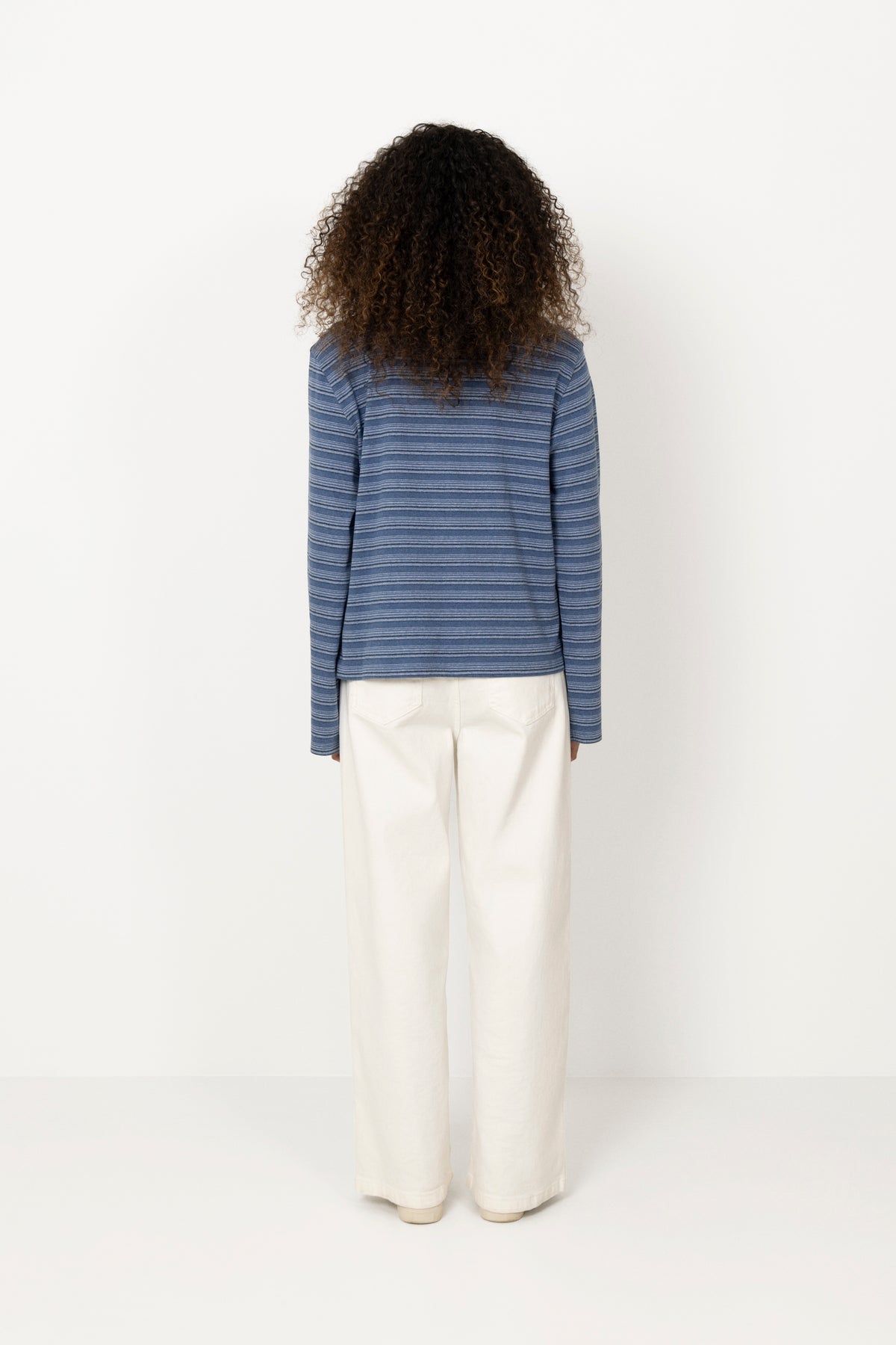 Sunny Polo - Blue Stripe