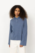 Sunny Polo - Blue Stripe