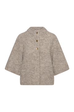 Benuta Fluffy Knit Cardigan - Beige Melange