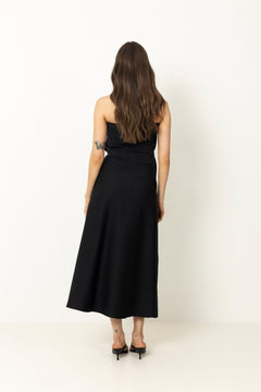 Sculpted Tube Dress - Black