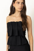 Sculpted Tube Dress - Black