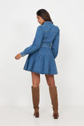 Vagna Denim Dress - Blue