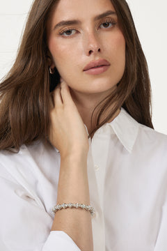 Wave Bracelet - Smoky Quartz
