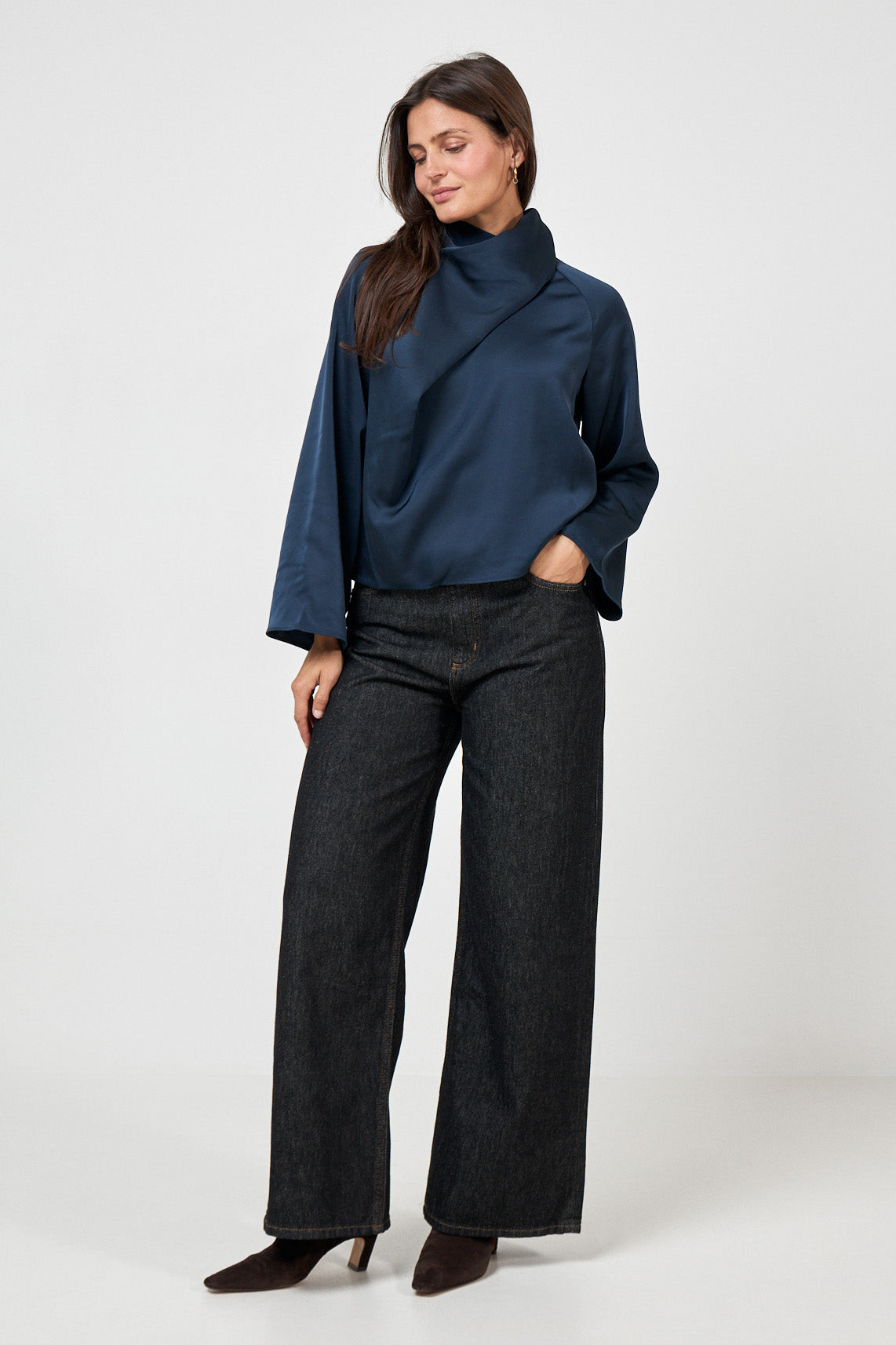 Cira Blouse - Dark Sapphire