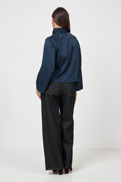 Cira Blouse - Dark Sapphire