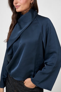 Cira Blouse - Dark Sapphire