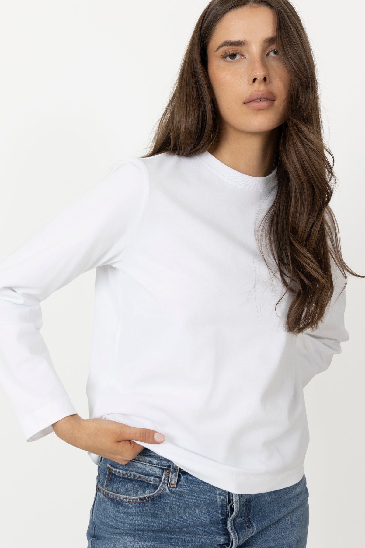 Sacamino Ls T-Shirt - White