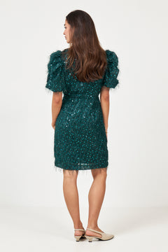 Yasilza 2/4 Sequin Dress - Ponderosa Pine