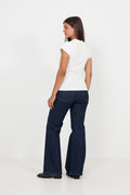 Valeria Rib Tee - Natural White
