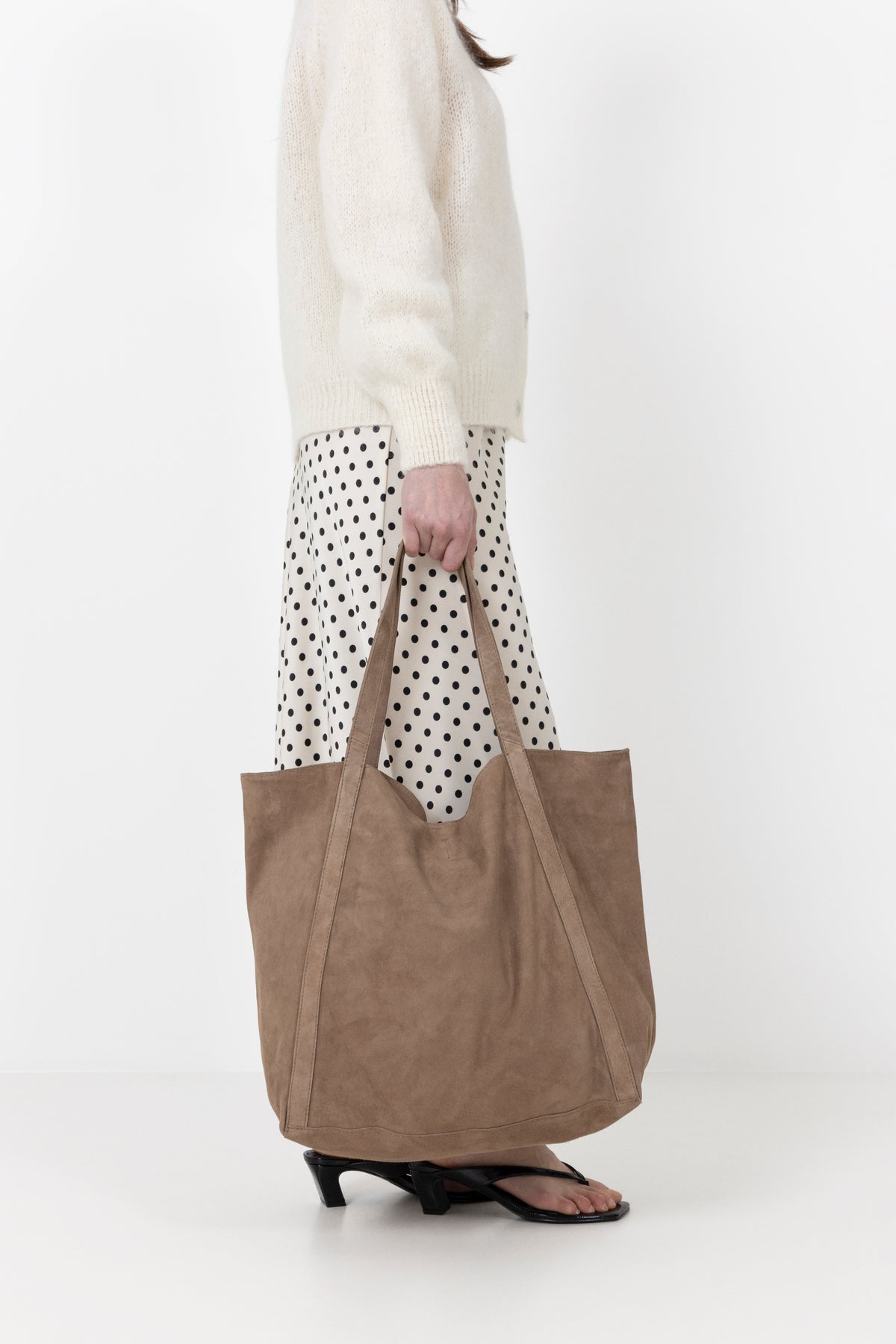 Suede Eden Bag - Adobe