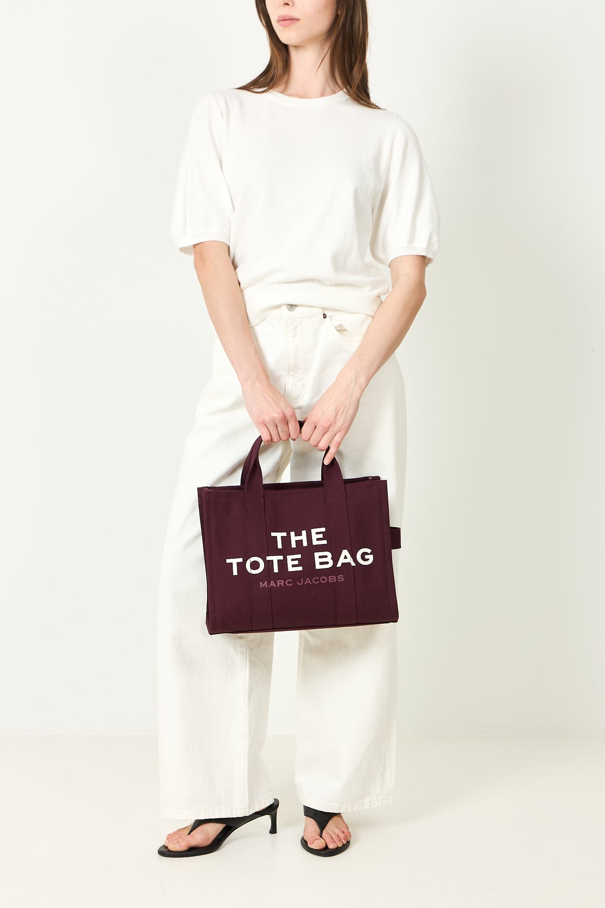 The Canvas Medium Tote - Dark Plum