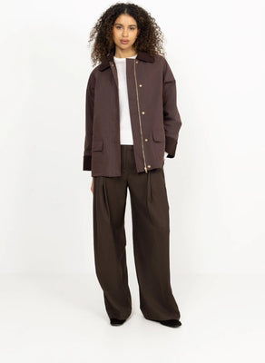 Anastacia Cord Jacket - Brown