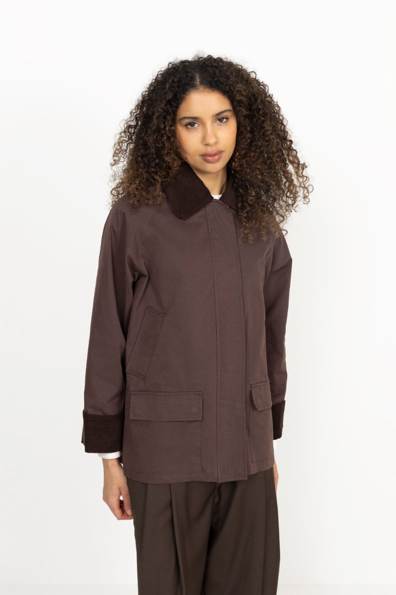Anastacia Cord Jacket - Brown