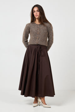 Ulla Mohair Cardigan - Taupe