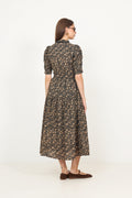 Madison Dress - Beige Botanic
