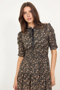 Madison Dress - Beige Botanic