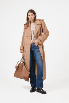 Filippa Wool Maxi Coat - Camel