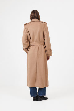 Filippa Wool Maxi Coat - Camel