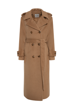 Filippa Wool Maxi Coat - Camel