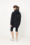 Scandi Trench Rain Coat - Black