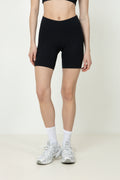 Essential Regular Waist Biker - Black