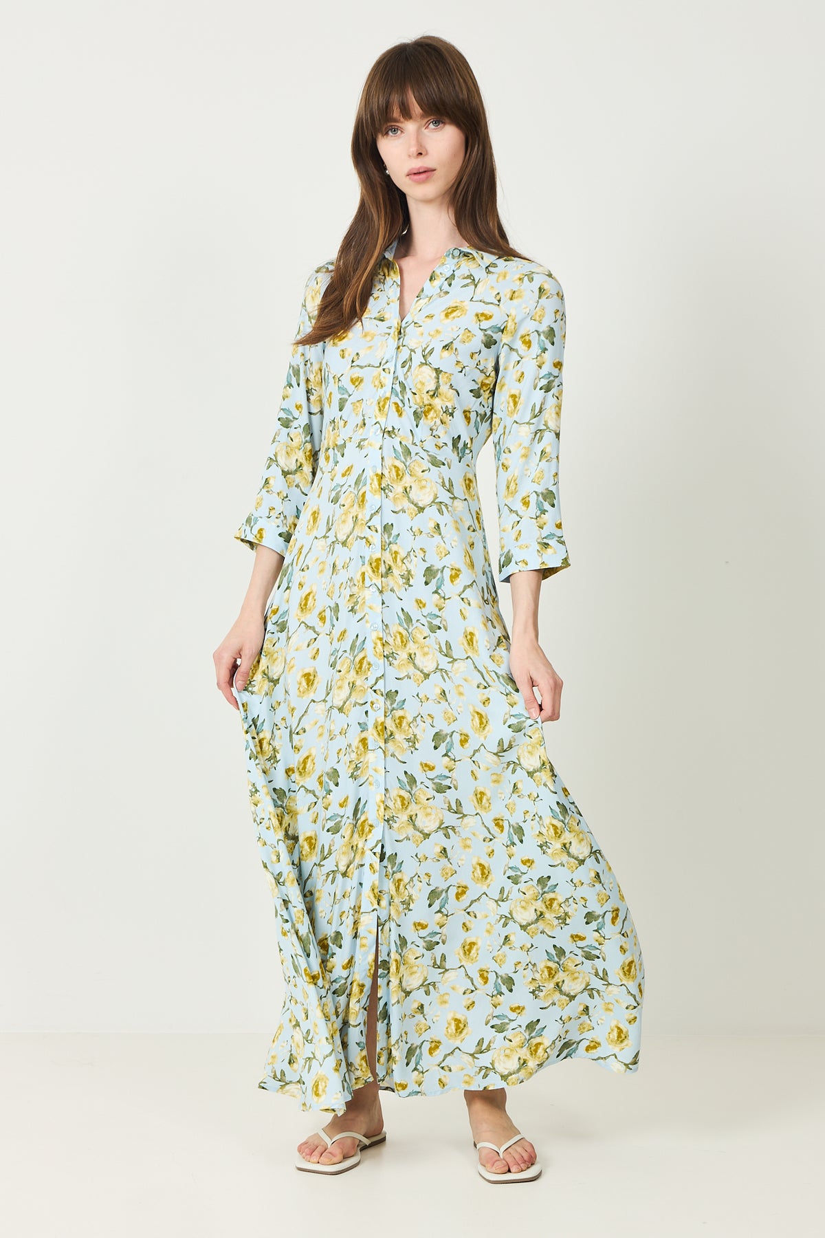 Yassavanna Long Shirt Dress - Skyway Matira