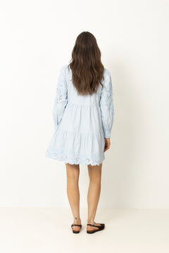 Yaszimia Ls Shirt Dress - Skyway