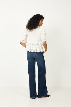 Yascornelia 2/4 Tie Top - Star White