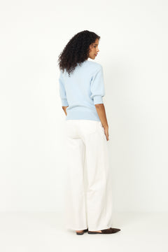Yasfonny 2/4 Knit Cardigan - Skyway