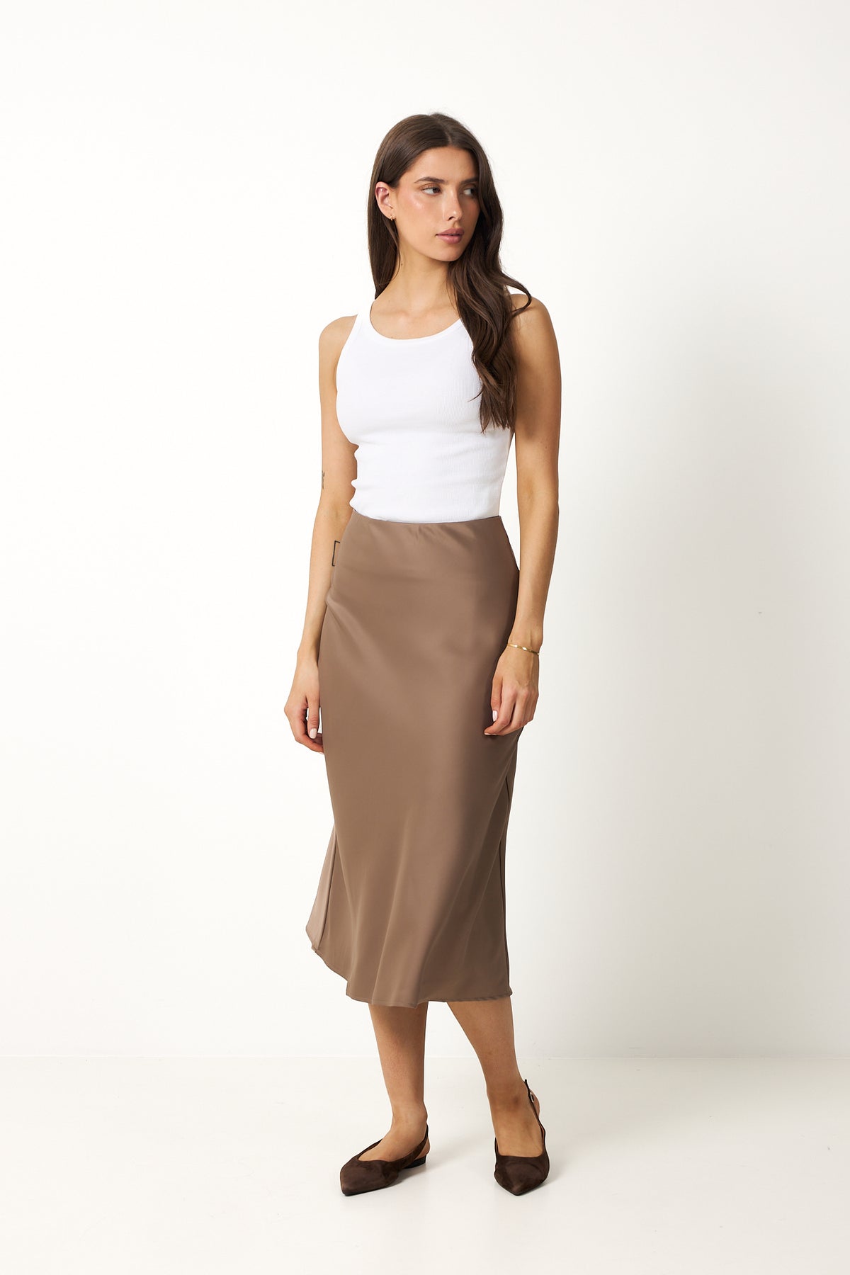Yaspella Hw Midi Skirt - Fungi