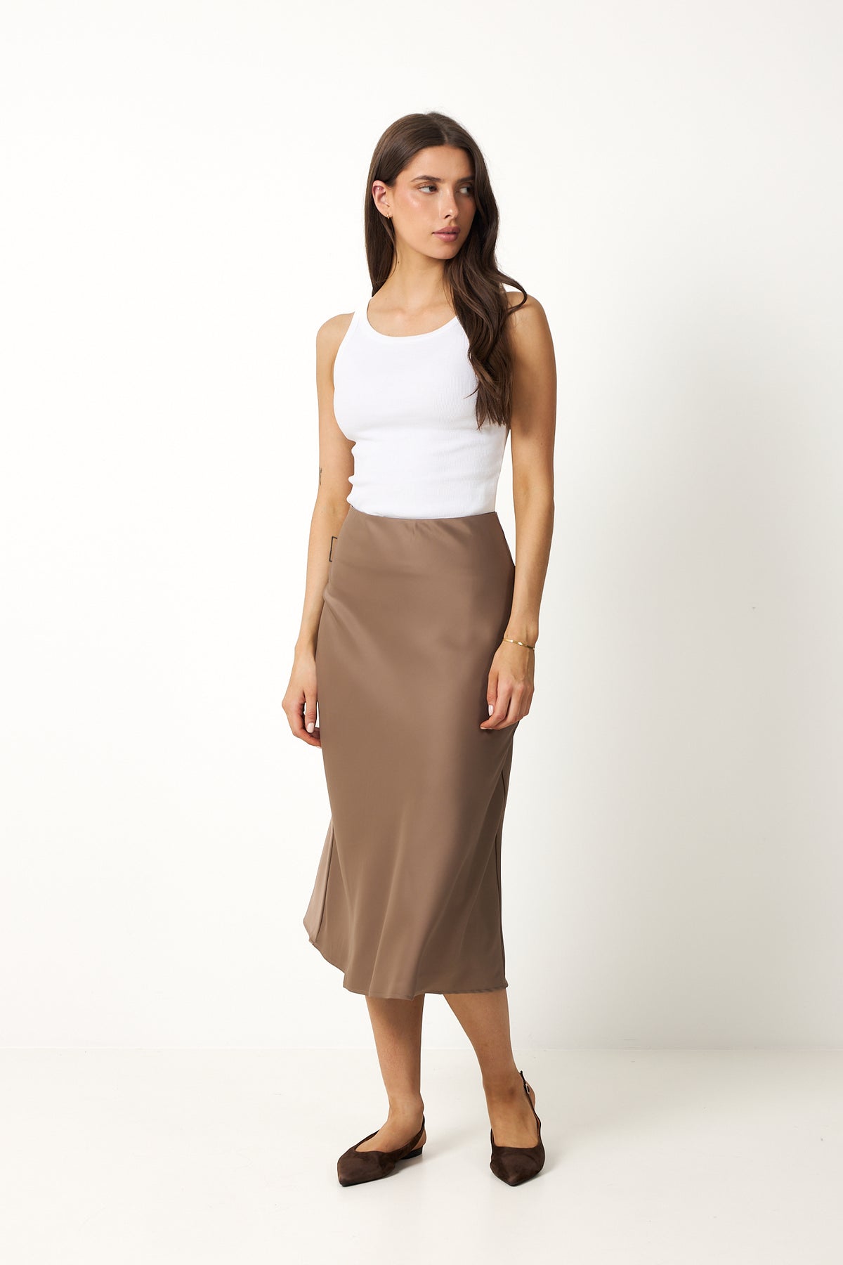 Yaspella Hw Midi Skirt - Fungi