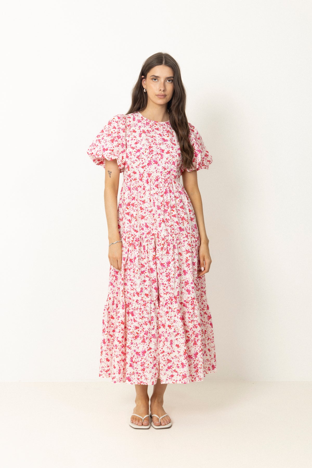 Yascolea Ss Ankle Dress - Pristine Donna