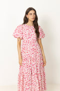 Yascolea Ss Ankle Dress - Pristine Donna