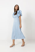 Yaspella 2/4 Long Dress - Skyway