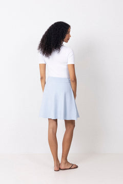 Yasfonny Hw Knit Skirt - Skyway