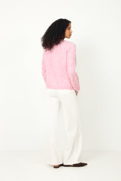 Yasbubera Ls Knit Cardigan - Moonlite Mauve