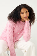 Yasbubera Ls Knit Cardigan - Moonlite Mauve