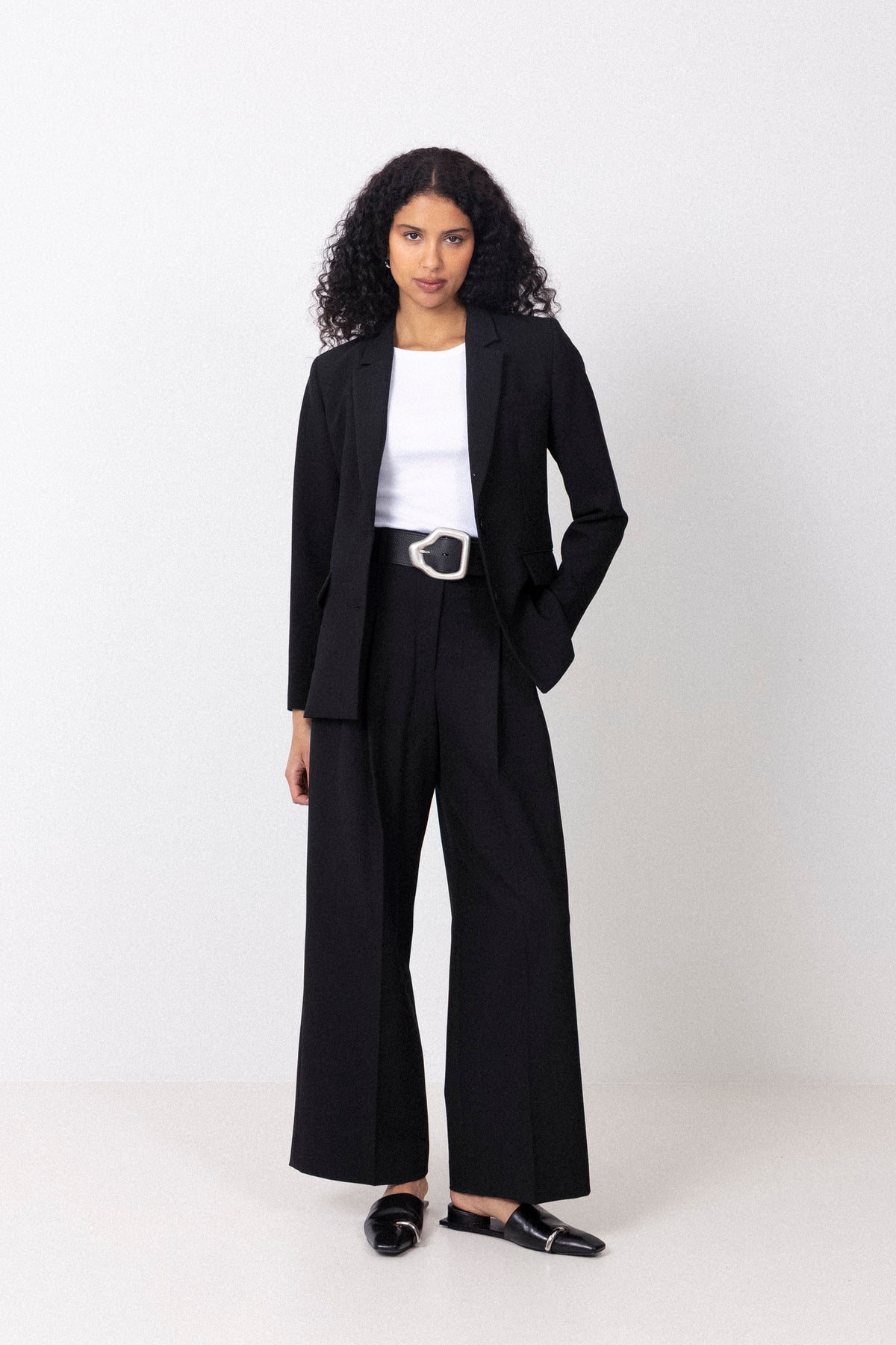 Rita Ls Classic Blazer - Black