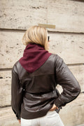 Victoria Wool Cashmere Scarf - Vinröd