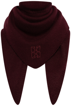 Victoria Wool Cashmere Scarf - Wine