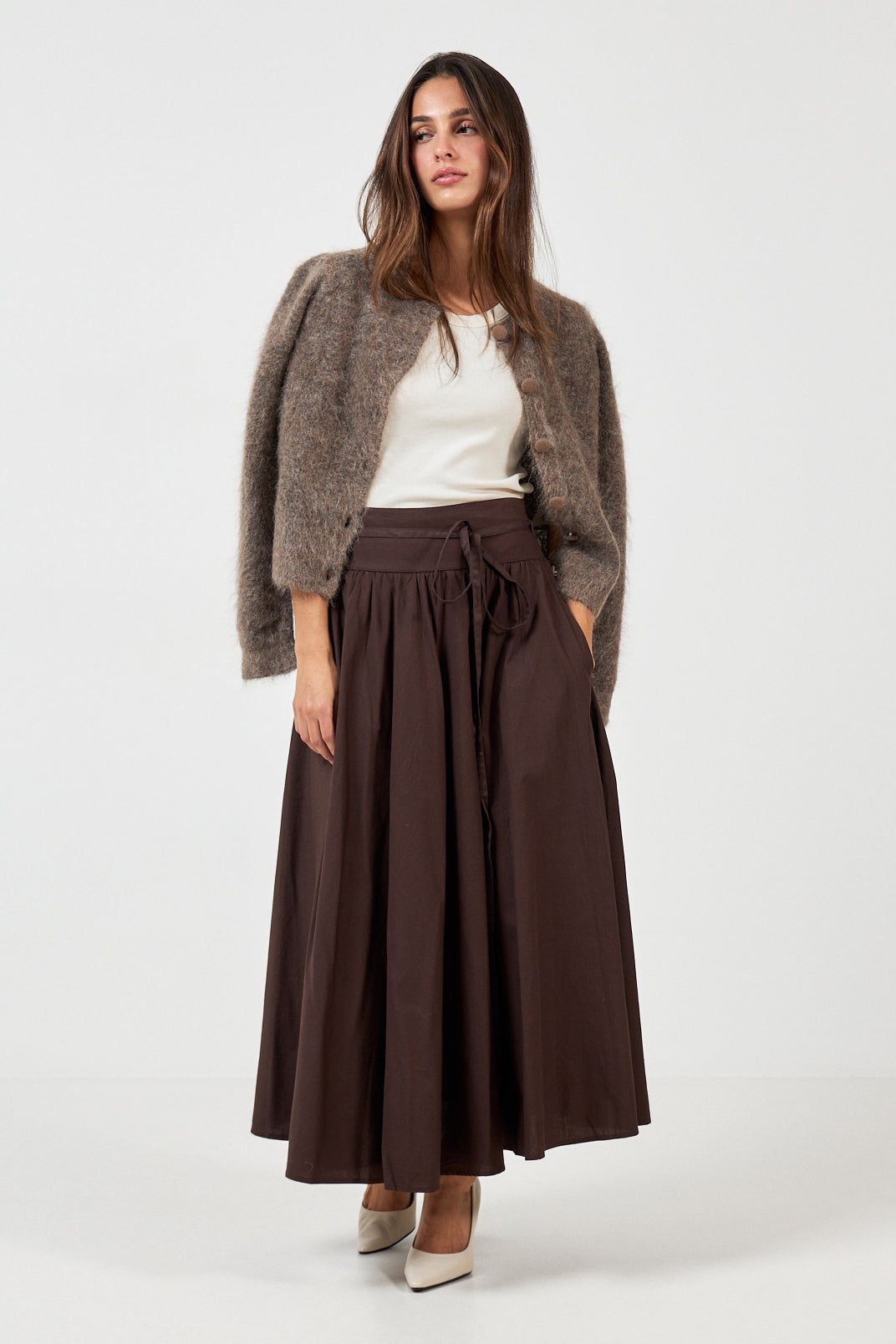 Astrid Skirt - Chocolate