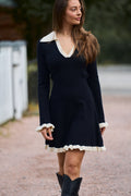 Marie Knitted Dress - Black