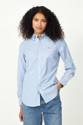 The Iconic Stretch Slim Fit Oxford Shirt - Bsr Blue