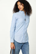 The Iconic Stretch Slim Fit Oxford Shirt - Bsr Blue