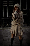 Boxy Scarf - Beige Melange